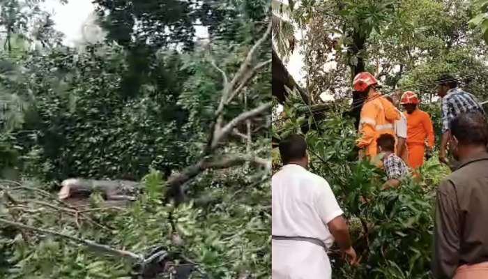 Kerala Rain: ഗുരുവായൂർ നെന്മിനിയിൽ മിന്നൽ ചുഴലി; വൻ നാശനഷ്ടം