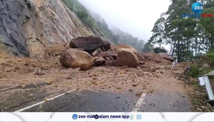 Landslide In Munnar Gap Road