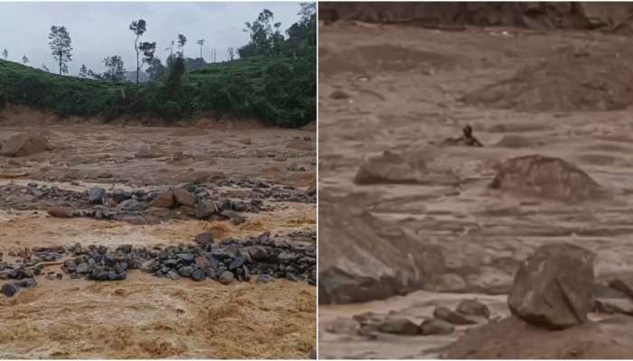 Wayanad landslide: ദുരന്തത്തിനിടെ ആശ്വാസ വാർത്ത; ചെളിയിൽ പുതഞ്ഞയാളെ രക്ഷപ്പെടുത്തി