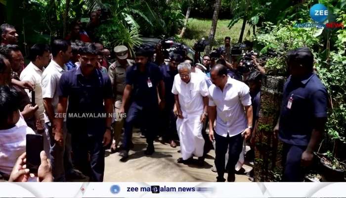 CM Pinarayi Vijayan visited Arjun's house
