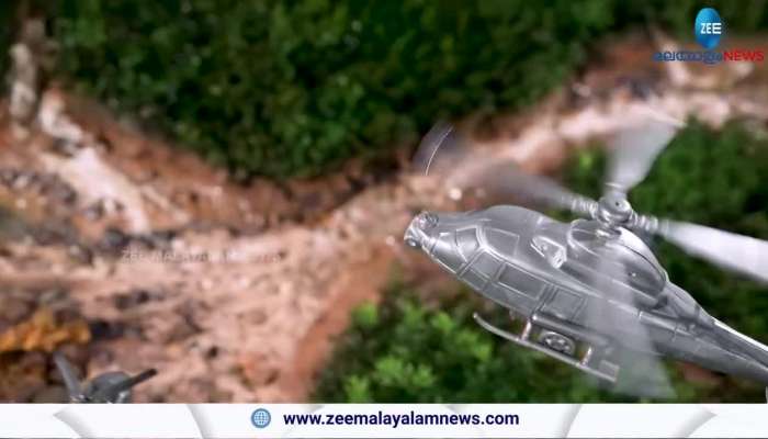 Painter DaVinchi Suresh prepared a miniature of the Wayanad disaster