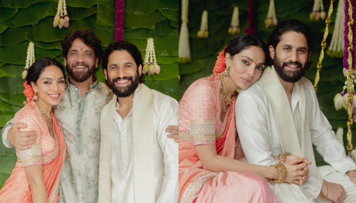 Naga Chaitanya-Sobhita Engagement: നാഗചൈതന്യ - ശോഭിത ധൂലിപാല വിവാഹ നിശ്ചയം കഴിഞ്ഞു; ചിത്രങ്ങളുമായി നാഗാര്‍ജുന