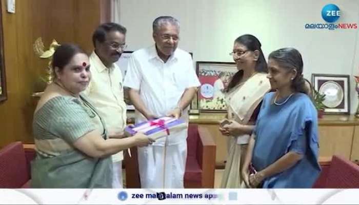 WCC members meet CM Pinarayi Vijayan