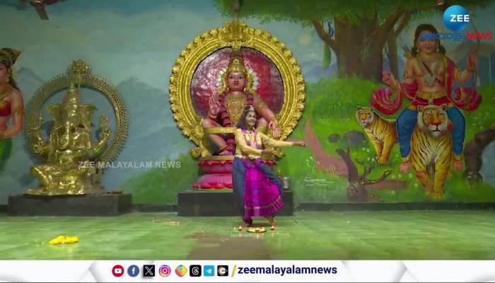 66 year old dancer performs infront of sabarimala ayyappan