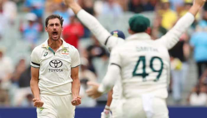 Mitchell Starc: വെല്ലുവിളികൾക്ക് പിങ്ക് ബോളുകൊണ്ട് തീപ്പൊരി മറുപടി നൽകി സ്റ്റാർക്ക്