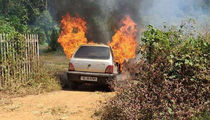 Burnt Car and Body Found: തൊടുപുഴയിൽ റബർ തോട്ടത്തിൽ നിർത്തിയിട്ട കാർ കത്തിയമർന്നു; ഒരാൾ വെന്തുമരിച്ചു