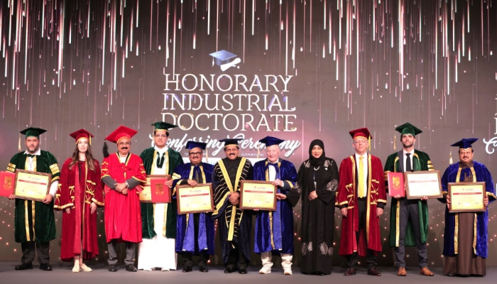 EIU-AIMRI Industrial Doctorate: വ്യവസായ രംഗത്തെ വിദഗ്ധർക്ക് ആദരം; EIU-AIMRI ഹോണററി ഡോക്ടറേറ്റുകൾ നൽകി 