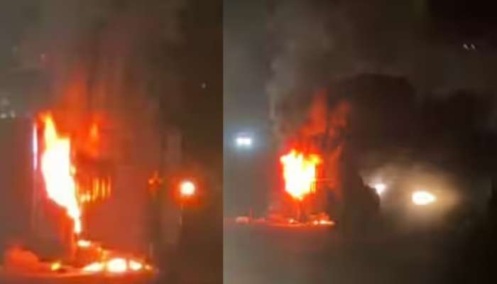 Bus Fire: ബെം​ഗളൂരുവിൽ നിന്ന് കണ്ണൂരിലേക്ക് വരികയായിരുന്ന സ്വകാര്യ ബസിന് തീപിടിച്ചു; വൻ ദുരന്തം ഒഴിവായത് തലനാരിഴയ്ക്ക്