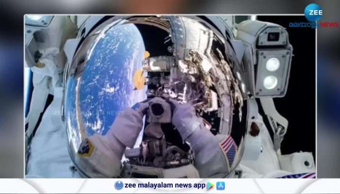 Sunita Williams captures an incredible spacewalk selfie 423 km above earth
