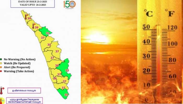 Heat Wave Alert: കാസർകോടും കണ്ണൂരും ചുട്ടുപൊള്ളും; ഇന്നും നാളെയും ഉഷ്ണതരംഗ മുന്നറിയിപ്പ്