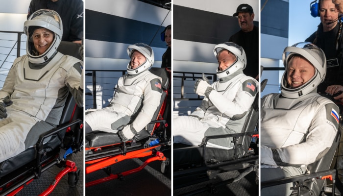 ‌NASA: 'വെൽക്കം ഹോം'; സുനിത വില്യംസിനെയും സംഘത്തെയും സ്വാ​ഗതം ചെയ്ത് നാസ