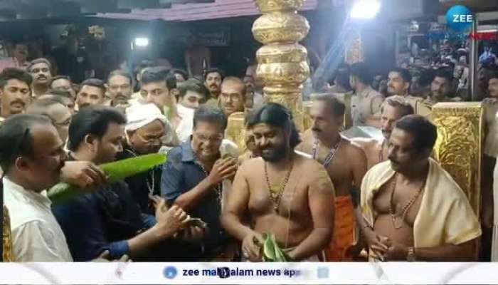 Mohanlal Visited Sabarimala Temple