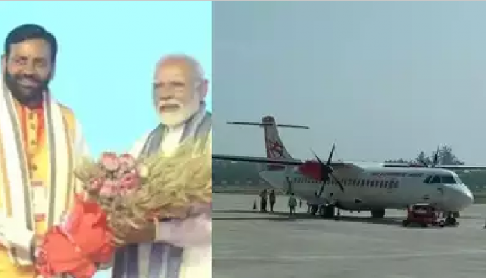 Flight Service : ഹിസാര്‍- അയോധ്യ വിമാന സര്‍വീസ്  ഫ്‌ലാഗ് ഓഫ് ചെയ്ത് പ്രധാനമന്ത്രി നരേന്ദ്ര മോദി