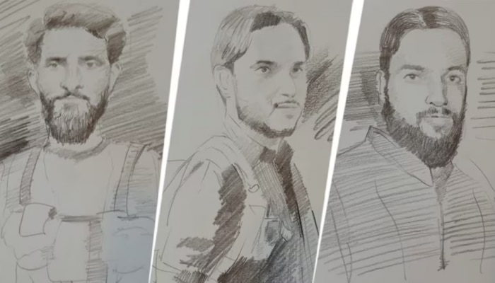 Pahalgam Terror Attack: പഹൽ​ഗാം ഭീകരാക്രമണം; മൂന്ന് ഭീകരരുടെ രേഖാചിത്രങ്ങൾ പുറത്തുവിട്ട് അന്വേഷണ സംഘം