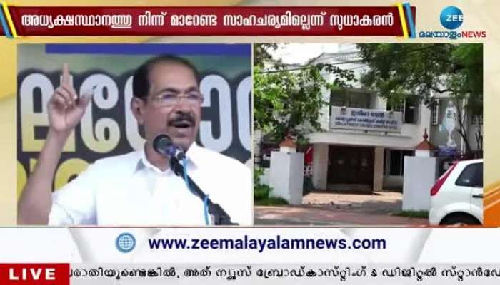 KPCC President K Sudhakaran