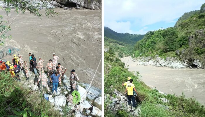 Uttarakhand Bus Accident: ഉത്തരാഖണ്ഡിൽ ബസ് നദിയിലേക്ക് മറിഞ്ഞ് ഒരു മരണം; ഏഴ് പേർക്ക് പരിക്ക്, നിരവധി പേരെ കാണാനില്ല