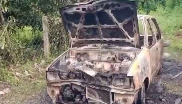 Car Explosion In Palakkad: പാലക്കാട് കാർ പൊട്ടിത്തെറിച്ച്  അപകടം: യുവതിയുടെയും മക്കളുടെയും നില ഗുരുതരം