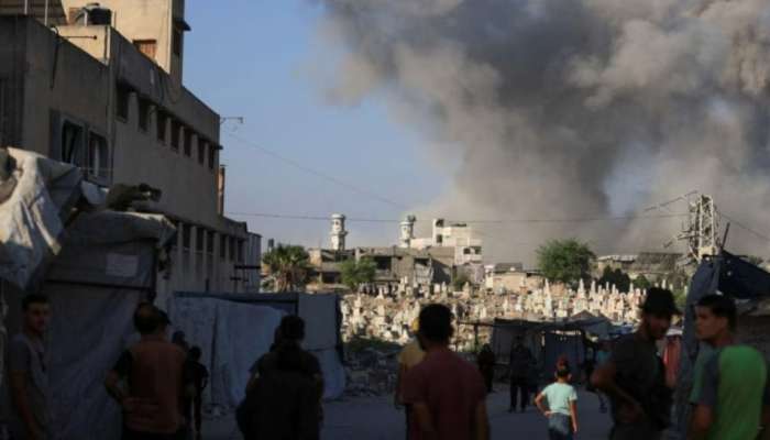 Humanitarian area in Gaza: ഗാസയെ ആക്രമിക്കാൻ ഒരുങ്ങി ഇസ്രയേൽ? അല്‍ മവാസിയിലേക്ക് മാറാൻ നിർദ്ദേശം