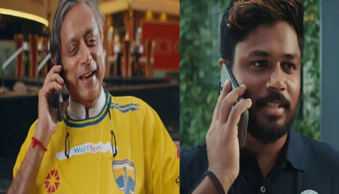 Sanju Tharoor Chat Viral Video: രാജസ്ഥാൻ മരുഭൂമിയിലേക്ക് മണൽ അയക്കാൻ നോക്കണ്ട; തരൂരിനെ വെല്ലുവിളിച്ച് സഞ്ജു, വീഡിയോ വൈറൽ