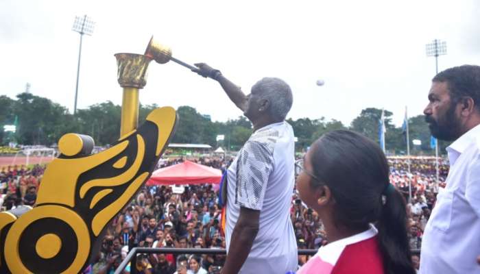 Sports Meet: കായിക മാമാങ്കം; സംസ്ഥാന സ്കൂൾ കായികമേളക്ക്  തുടക്കം