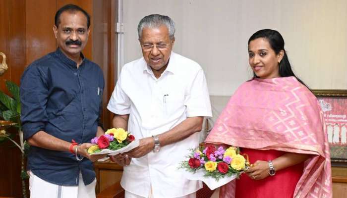 Mayor VV Rajesh: മുഖ്യമന്ത്രി പിണറായി വിജയനെ ഓഫീസിലെത്തി നേരില്‍ കണ്ട് തിരുവനന്തപുരം മേയർ വിവി രാജേഷ്