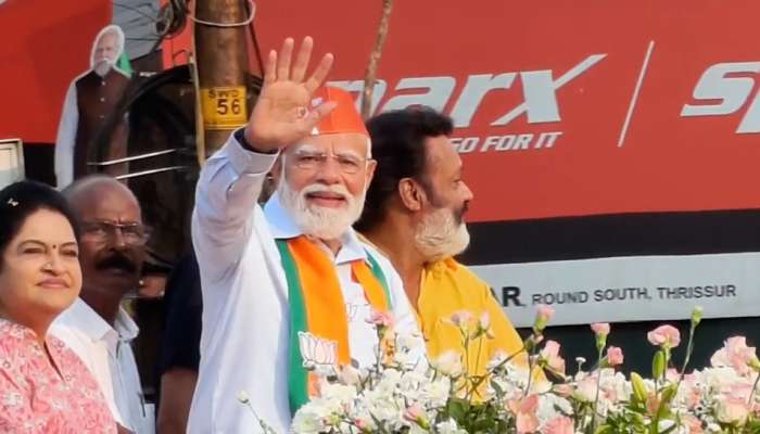 PM Modi In Thrissur: കേരളത്തിൽ എൻഡിഎയുടെ തിരഞ്ഞെടുപ്പ് പ്രചാരണത്തിന് ആവേശമായി മോദി; തൃശൂരിൽ റോഡ് ഷോ, ഒപ്പം എൻഡിഎ സ്ഥാനാർഥികളും